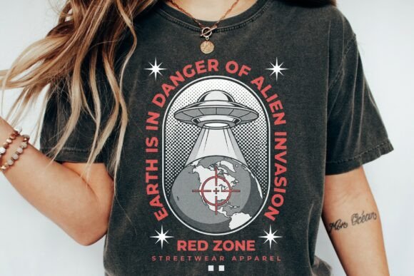 Download Alien Invasion Earth Ufo Streetwear Art - Alien Collection
