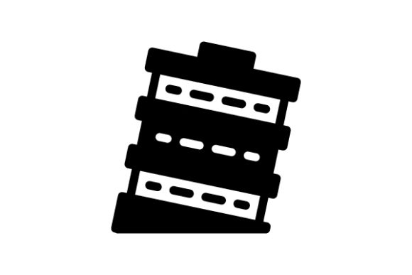 Download Pisa Tower Glyph Icon - Premium Bundle