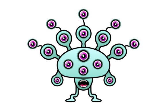 Download Angry Illustration Alien Design Kawaii - Alien Collection