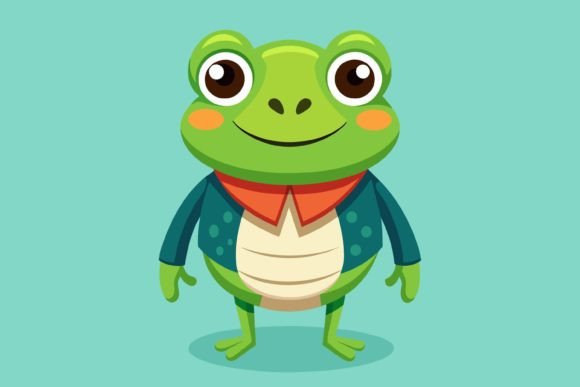 Download Beautiful Frog Vector,frog Illustrat - Beautiful Collection