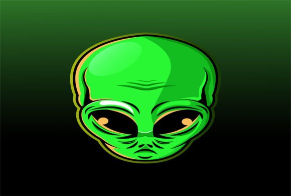 Download Alien Head Mascot Logo - Alien Collection