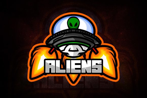Download Green Alien E-Sport Logo - Alien Collection