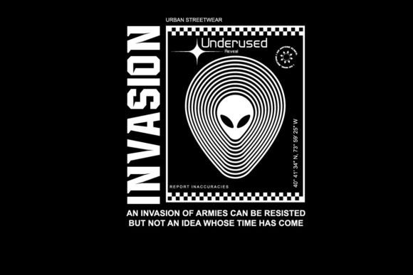 Download Alien Invansion Tshirt Design - Alien Collection