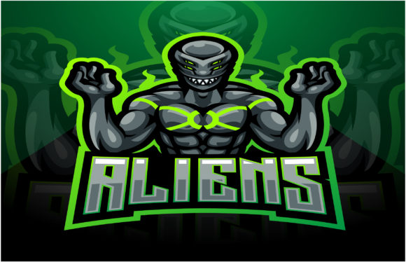 Download Alien Esport Mascot Logo Design - Alien Collection