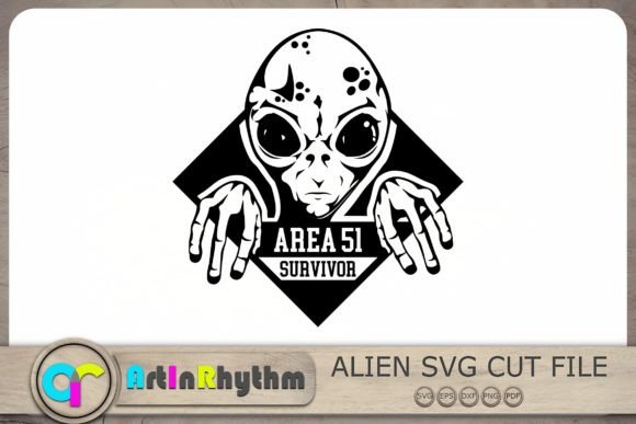 Download Area 51 Survivor Svg, Alien Svg, UFO Svg - Alien Collection